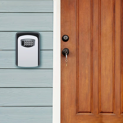 Outdoor key safe with combination code & cover | Brehn