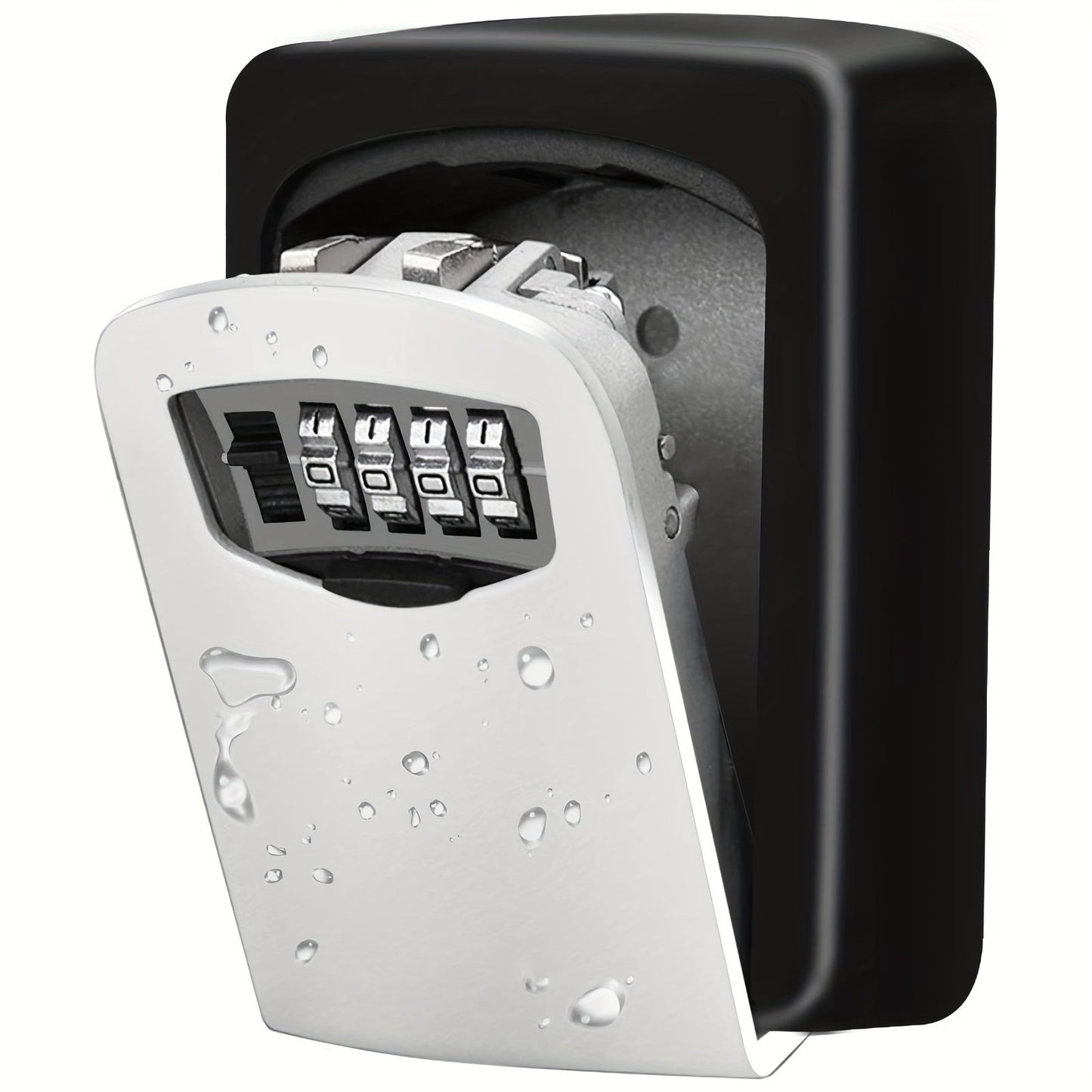 Outdoor key safe with combination code & cover | Brehn