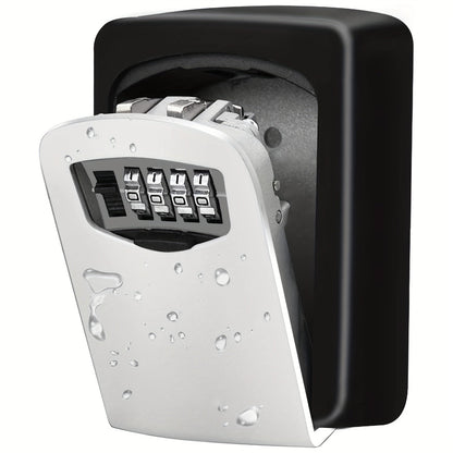 Outdoor key safe with combination code & cover | Brehn
