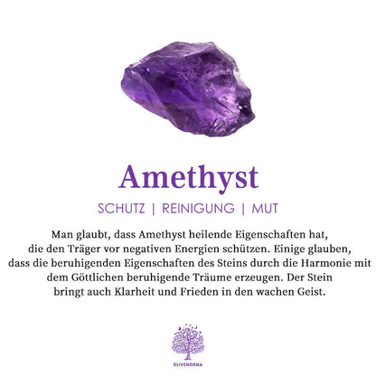 Skanto | Minimalist Amethyst & Zircon Ring - Nova