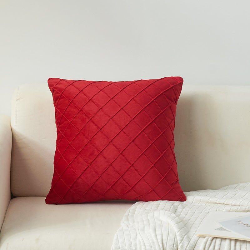 Textured Decorative Velvet Cushion