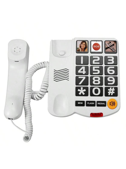 Skanto | Wired Home Phone for Seniors – Stylish, Simple, and Durable