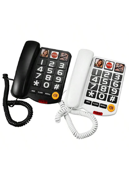Skanto | Wired Home Phone for Seniors – Stylish, Simple, and Durable
