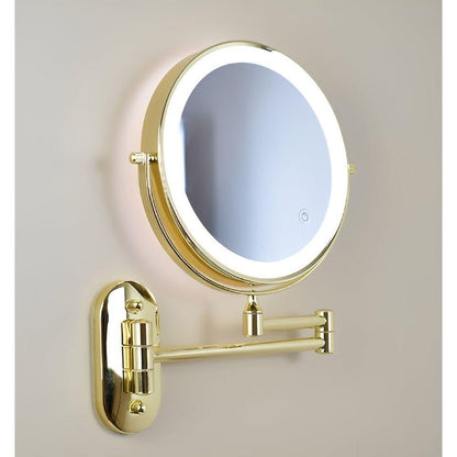 GlamGlow Mirror - Rechargeable, foldable magnifying LED makeup mirror | Kalsten