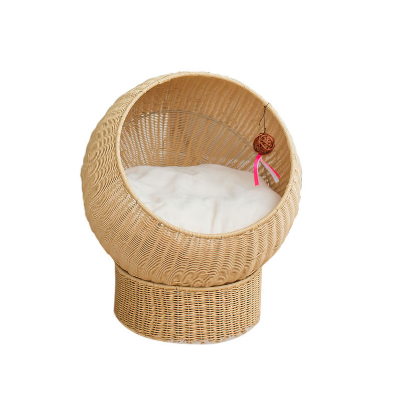Modern Whimsical Woven Pet Bed Acalora