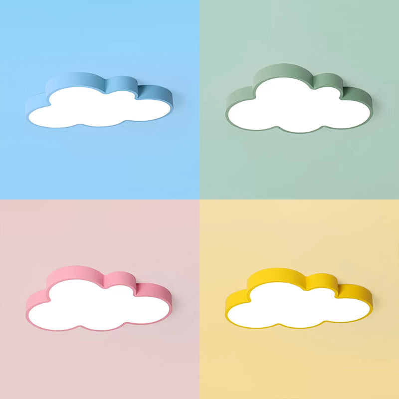 Child-friendly ceiling light cloud design | Karnz