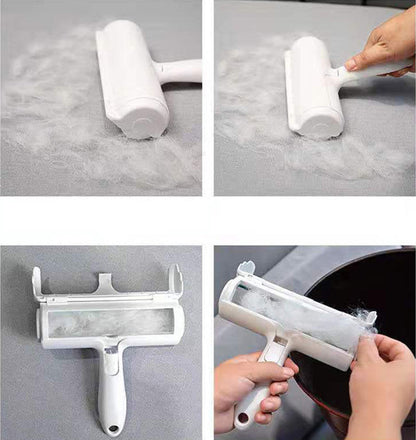 Lint roller for pet hair removal