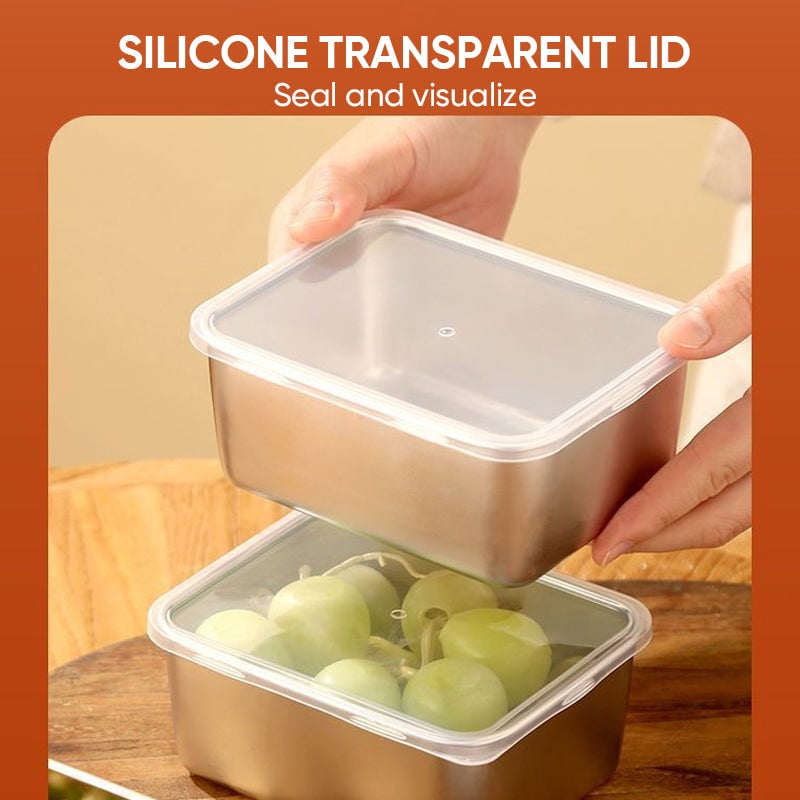BowLift | Stainless Steel Food Storage Container with Lid, Lunch, Snack Storage Box