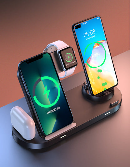 BowLift | 6 in 1 Wireless Charger+Foldable Stand/Multi-Function Fast Charging