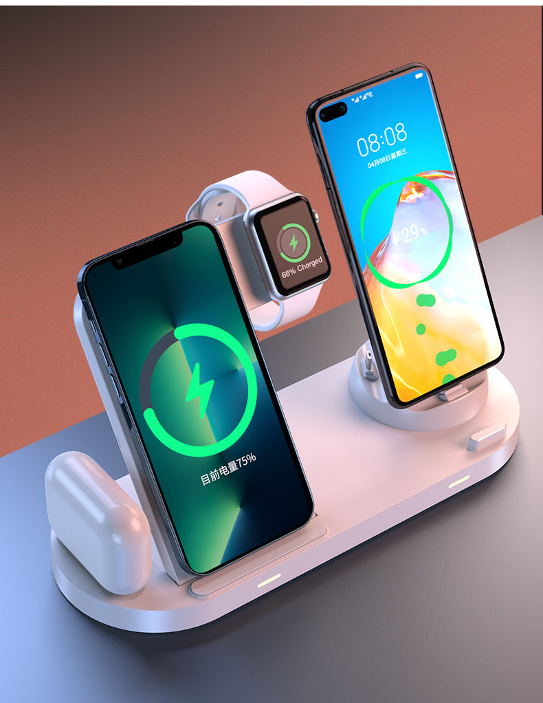 BowLift | 6 in 1 Wireless Charger+Foldable Stand/Multi-Function Fast Charging