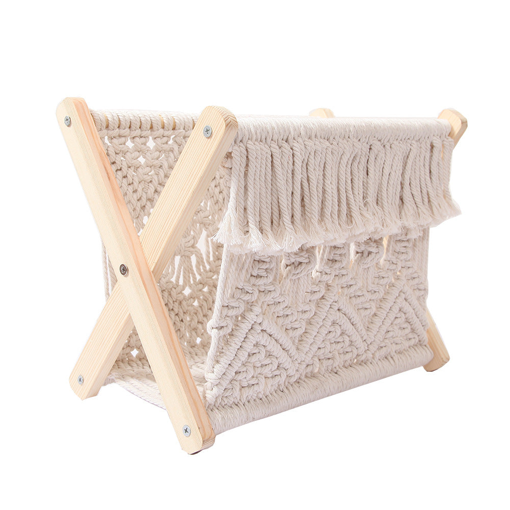 Macrame Storage Basket Acalora