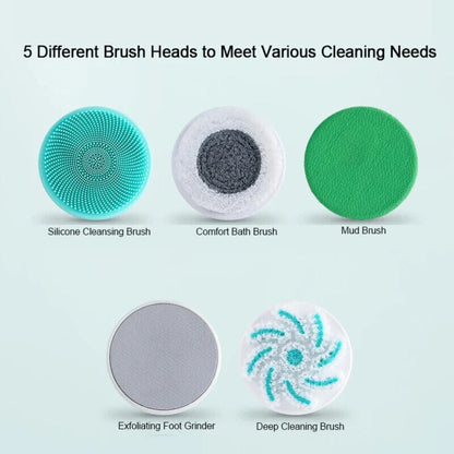 BowLift | Electric Shower Brush | Rotating Exfoliating Body Scrubber | Long Handle | Deep Cleaning & Massage