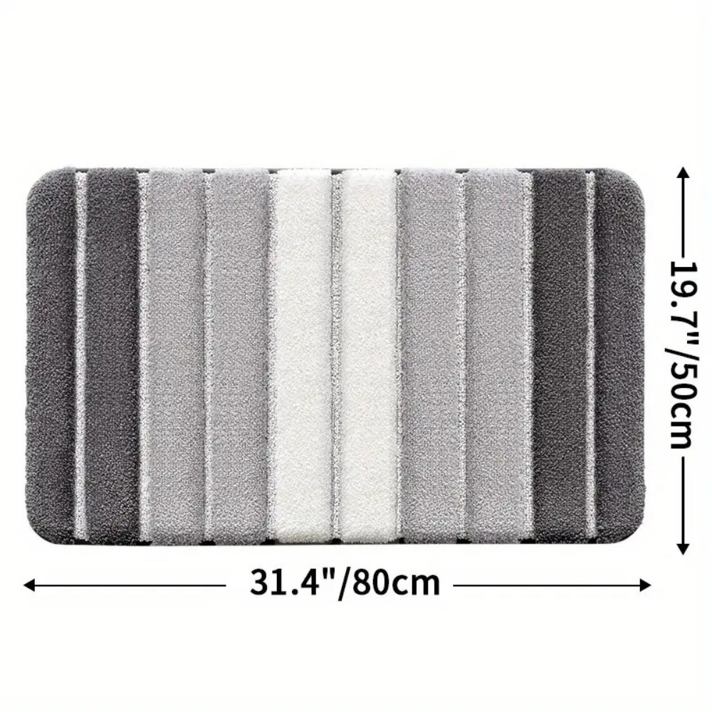 Skanto | Lumiere Striped Absorbent Bath Mat