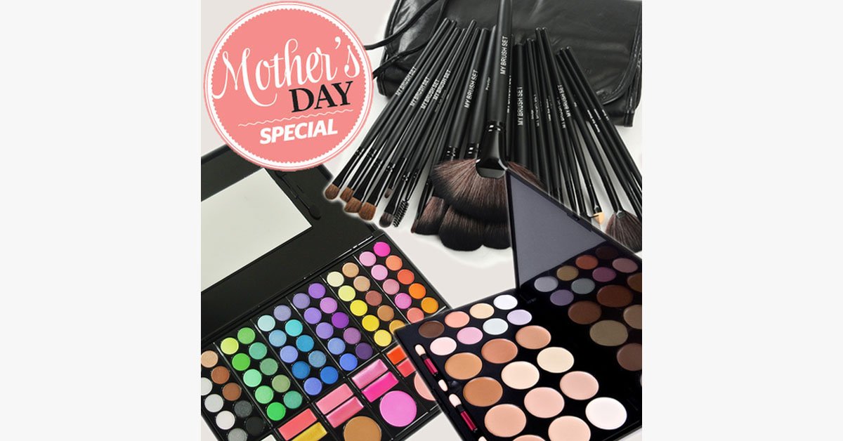 Skanto | Mother's Day Deluxe Makeup and Brush Set