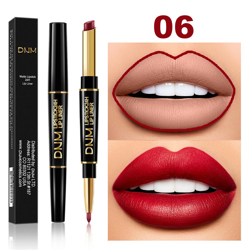 Lip liner and lipstick 2 in 1