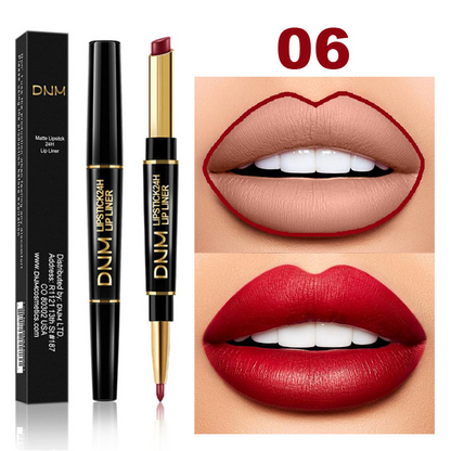 Lip liner and lipstick 2 in 1