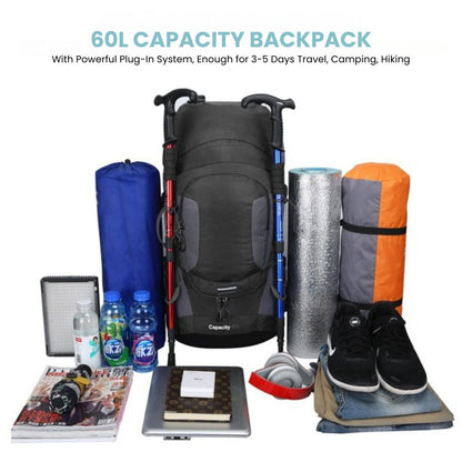 Skanto | 60L Waterproof Backpack – Ultimate Outdoor Backpack for All Adventures