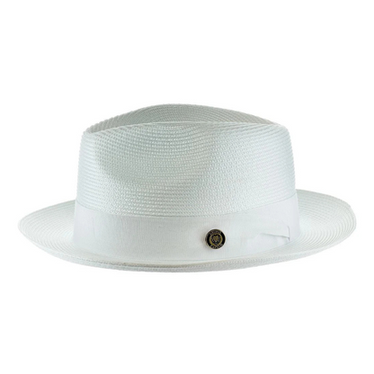 Natural Straw Fedora Hat | Bowlift