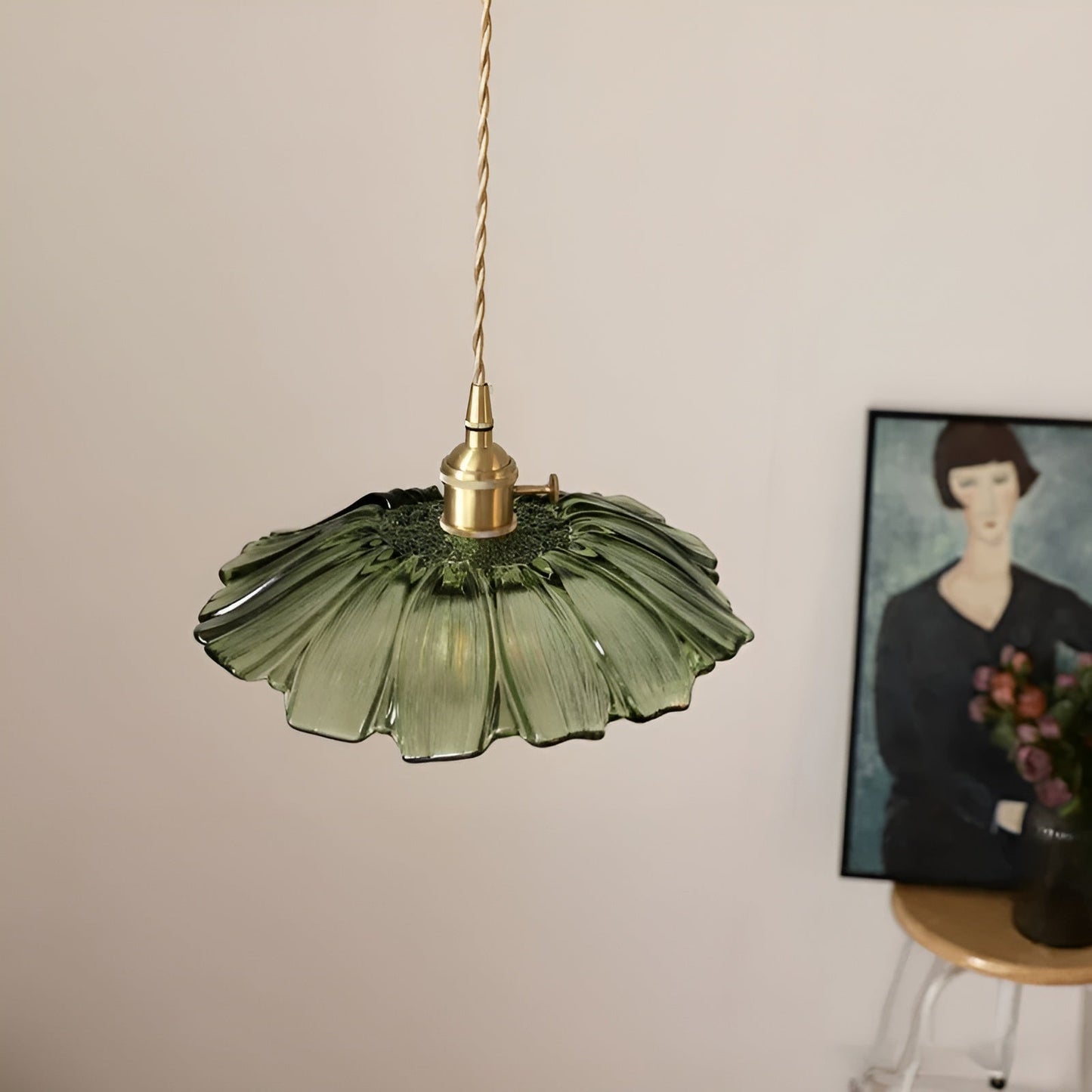 Pendant Lamp with Floral Motif – Warm Light & Stylish Design | For Your Home | Karnz