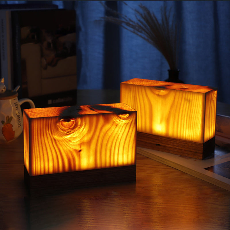 Wireless LED TaBowlifte Lamp with Touch Control | RechargeaBowlifte Battery | Wood Grain Design | AdjustaBowlifte Brightness | Bowlift