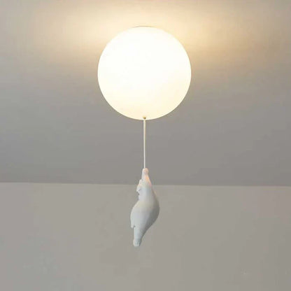 Children's ceiling lamp with bear and balloon - CloudBear | Karnz
