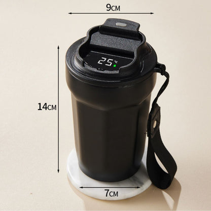 BowLift | Stainless Steel Coffee Mug with LED Temperature Display 450 ML