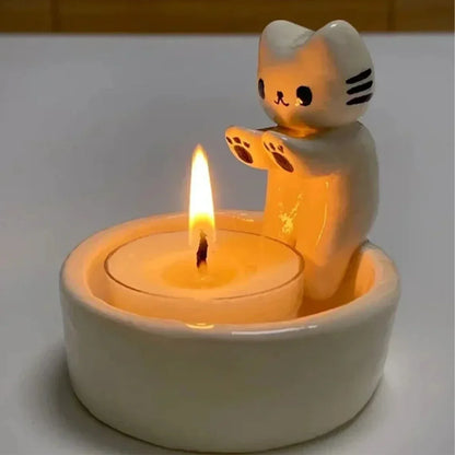 Skanto | Cute Cat Candle Holders