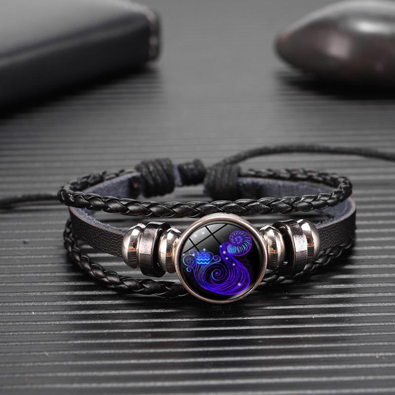 Bracelet with 12 zodiac signs