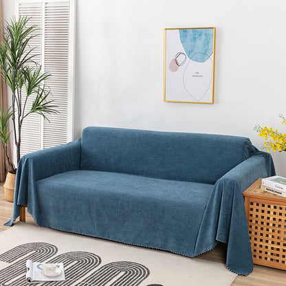 Premium Waterproof Sofa Throw Blanket Covers with Jacquard Edge