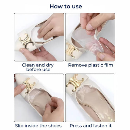ComfortStep Gel Arch Support Insoles | Relieve Foot Pain - Reduce Fatigue - Improve Posture - Shock Absorbing Insoles Kalsten