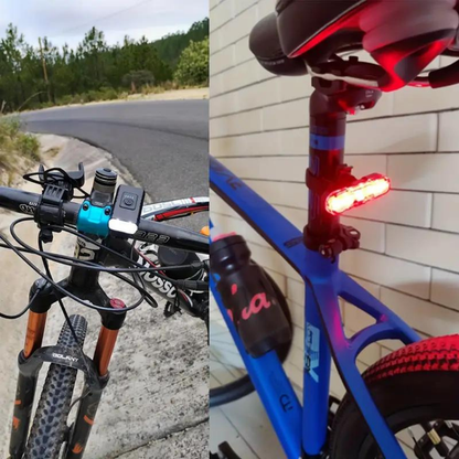 BowLift | USB Rechargeable LED Bike Lights – 1000 Lumen Front & 500 Lumen Rear, Waterproof