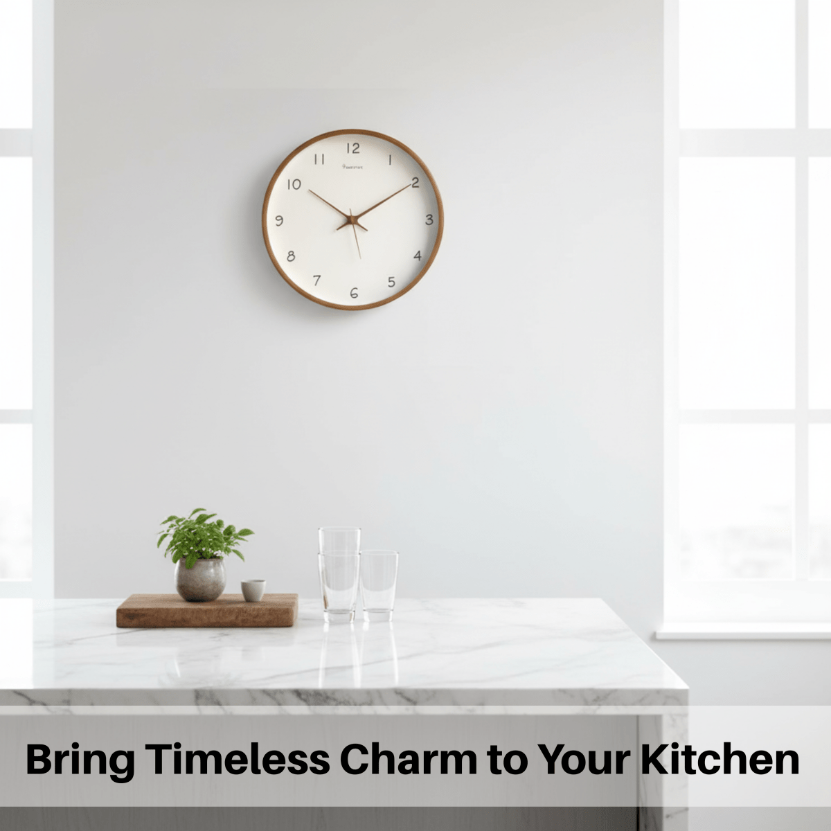 Skanto | Analog Wooden Wall Clock with Silent Movement
