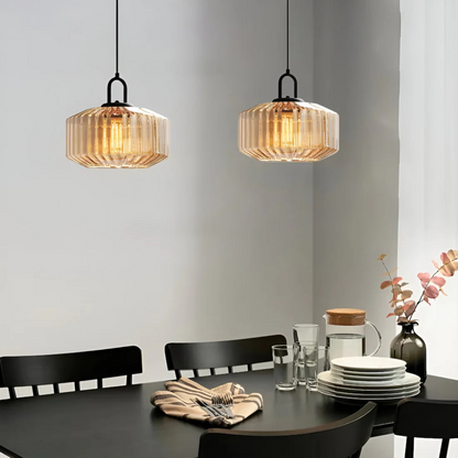 Skanto | Retro Colored Glass Pendant Lamp