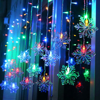 Skanto | Skanto Snowflake Remote Control Icicle Lights Flashing LED Decorative Lights