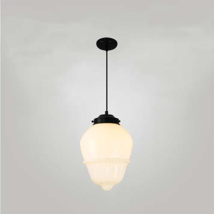 LumiNéo – Modern Geometric Pendant in Frosted Glass