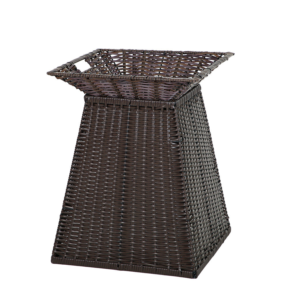 Geometric Woven Storage Bin Acalora
