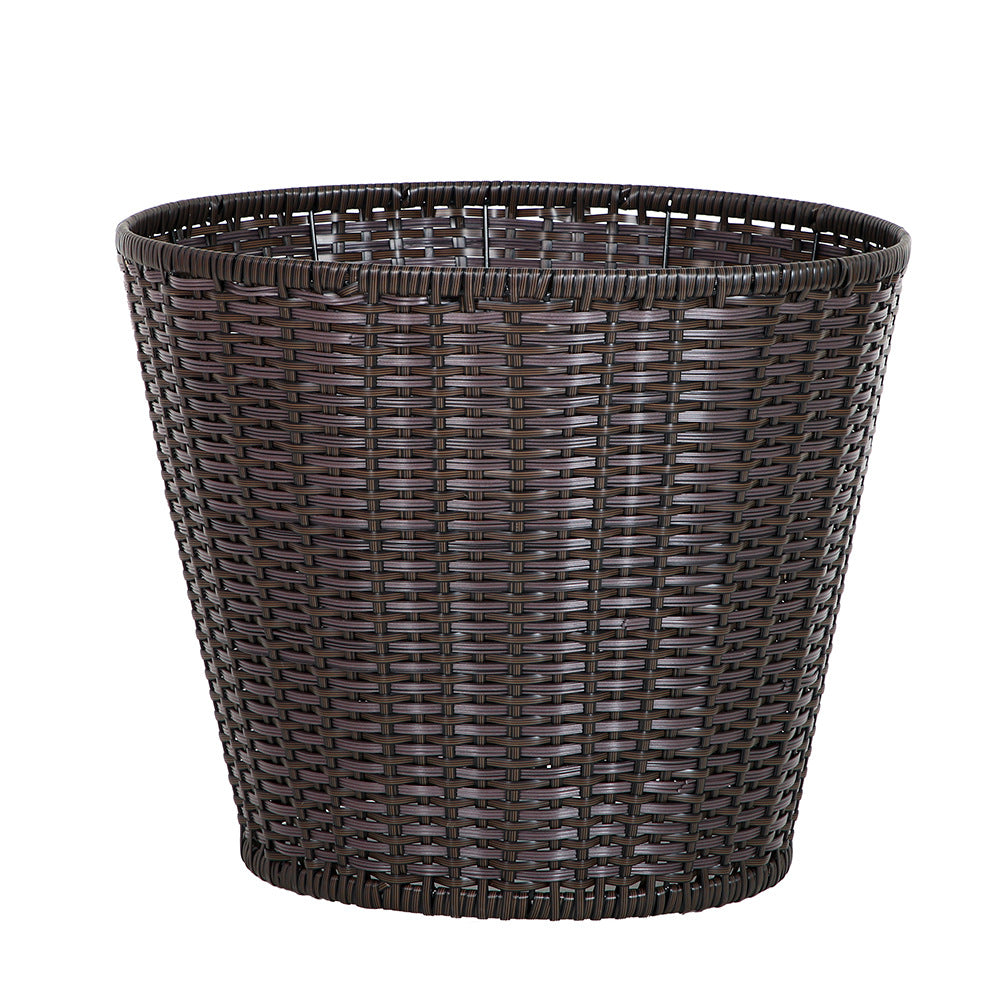 Geometric Woven Storage Bin Acalora
