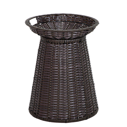 Geometric Woven Storage Bin Acalora