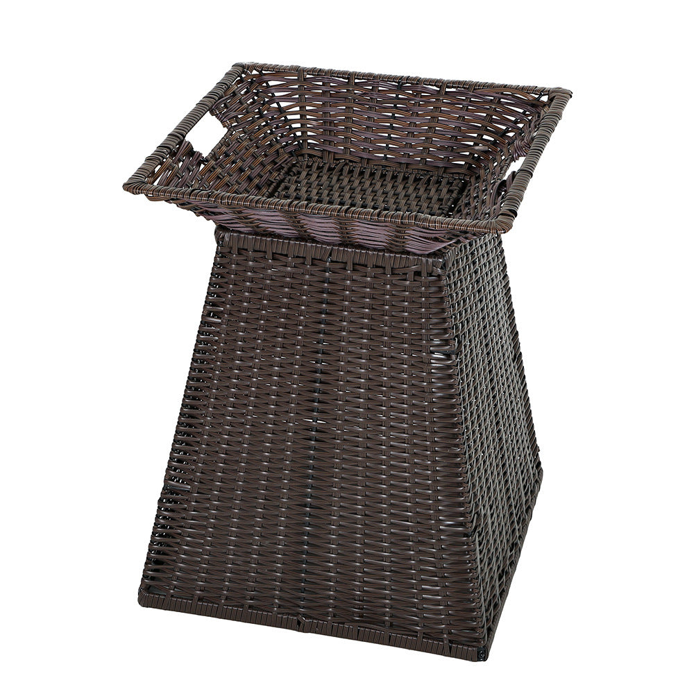 Geometric Woven Storage Bin Acalora