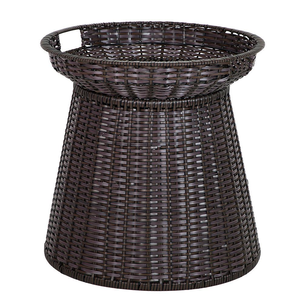 Geometric Woven Storage Bin Acalora
