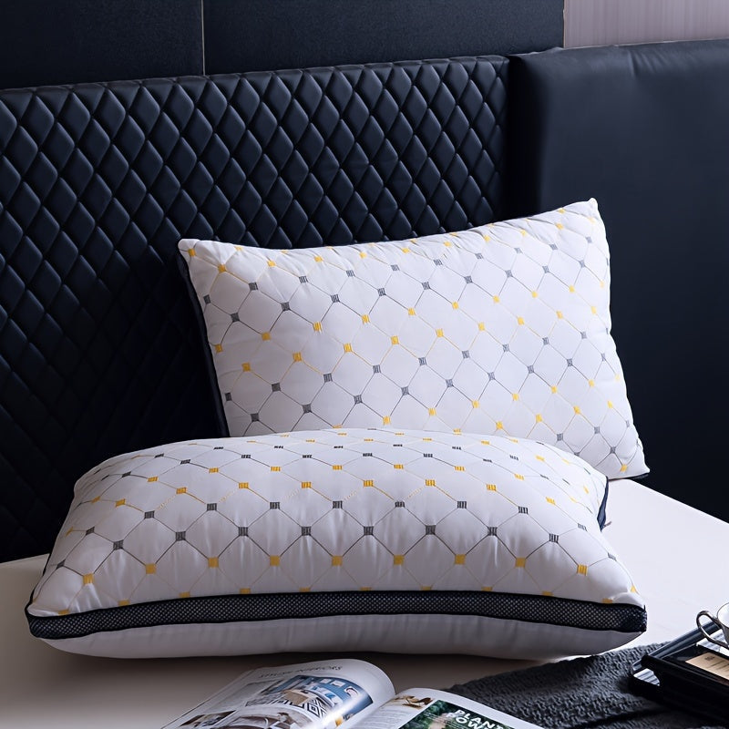 Luxurious Neck Support Pillow – Soft, breathable pillow for side and back sleepers, hypoallergenic and washable