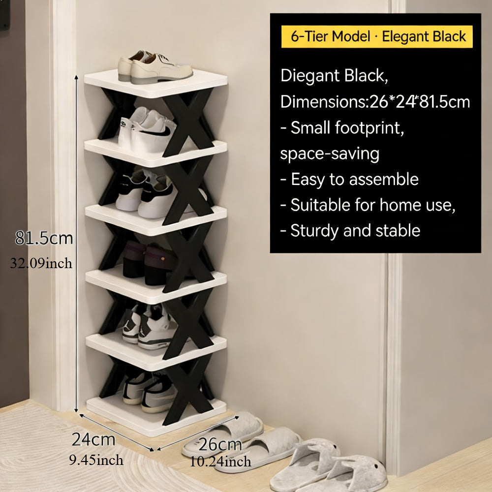 Narrow Shoe Rack Tower | Bowlift