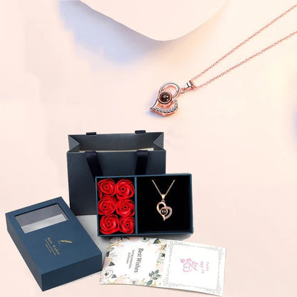 Skanto | 100 Languages "I Love You" Necklace