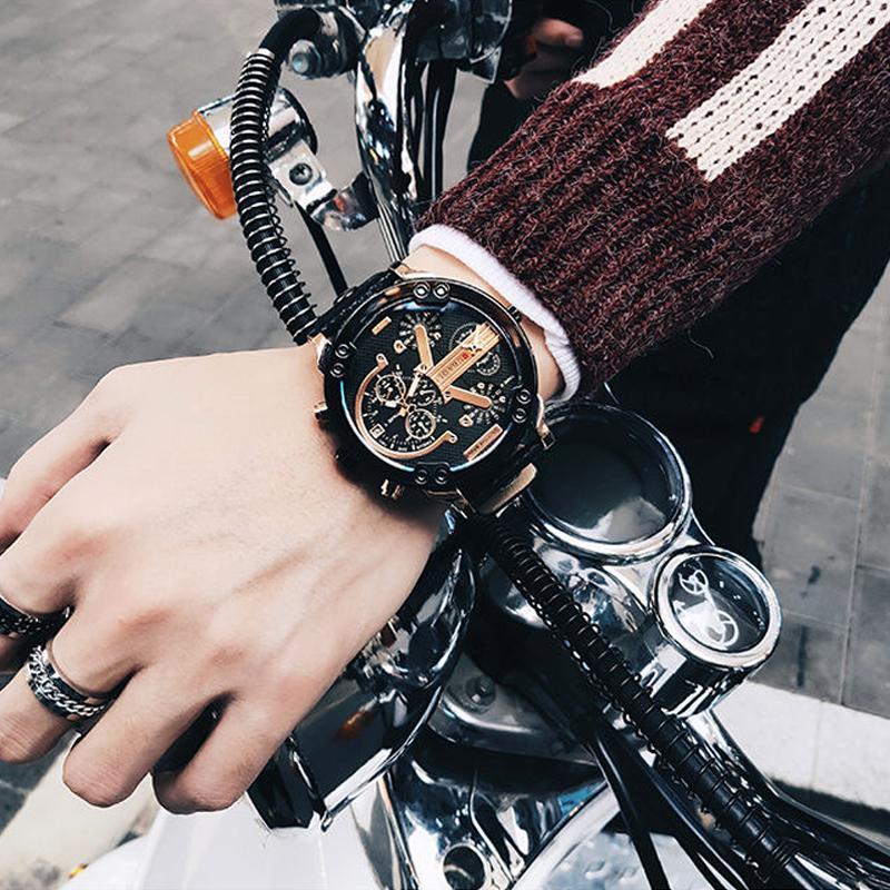 BowLift | Stainless Steel Chronograph Quartz Watch – Elegant Men’s Luxury Timepiece