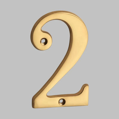 Skanto | Traditional House Numbers Made of Solid Brass