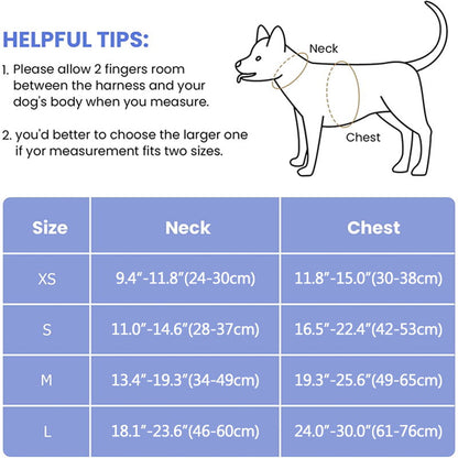 Skanto | Adjustable Dog Vest Harness with 3 Leash Clips