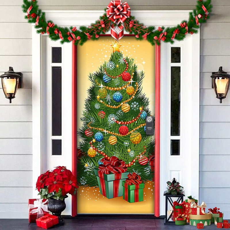 Skanto | The Nightmare Before Christmas | Outdoor Decorations | Jack Skellington Door Cover