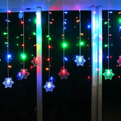 Skanto | Skanto Snowflake Remote Control Icicle Lights Flashing LED Decorative Lights