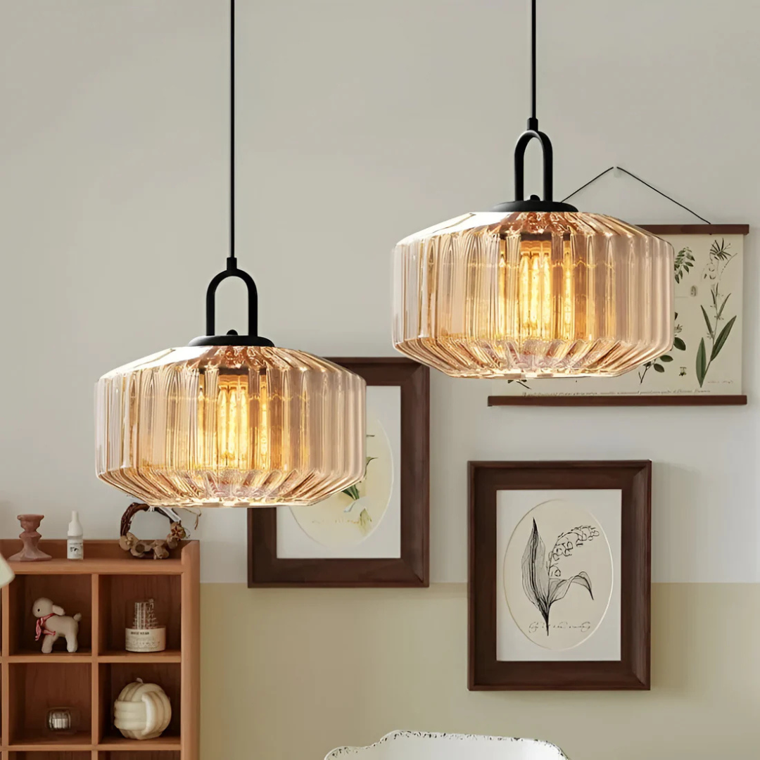 Skanto | Retro Colored Glass Pendant Lamp