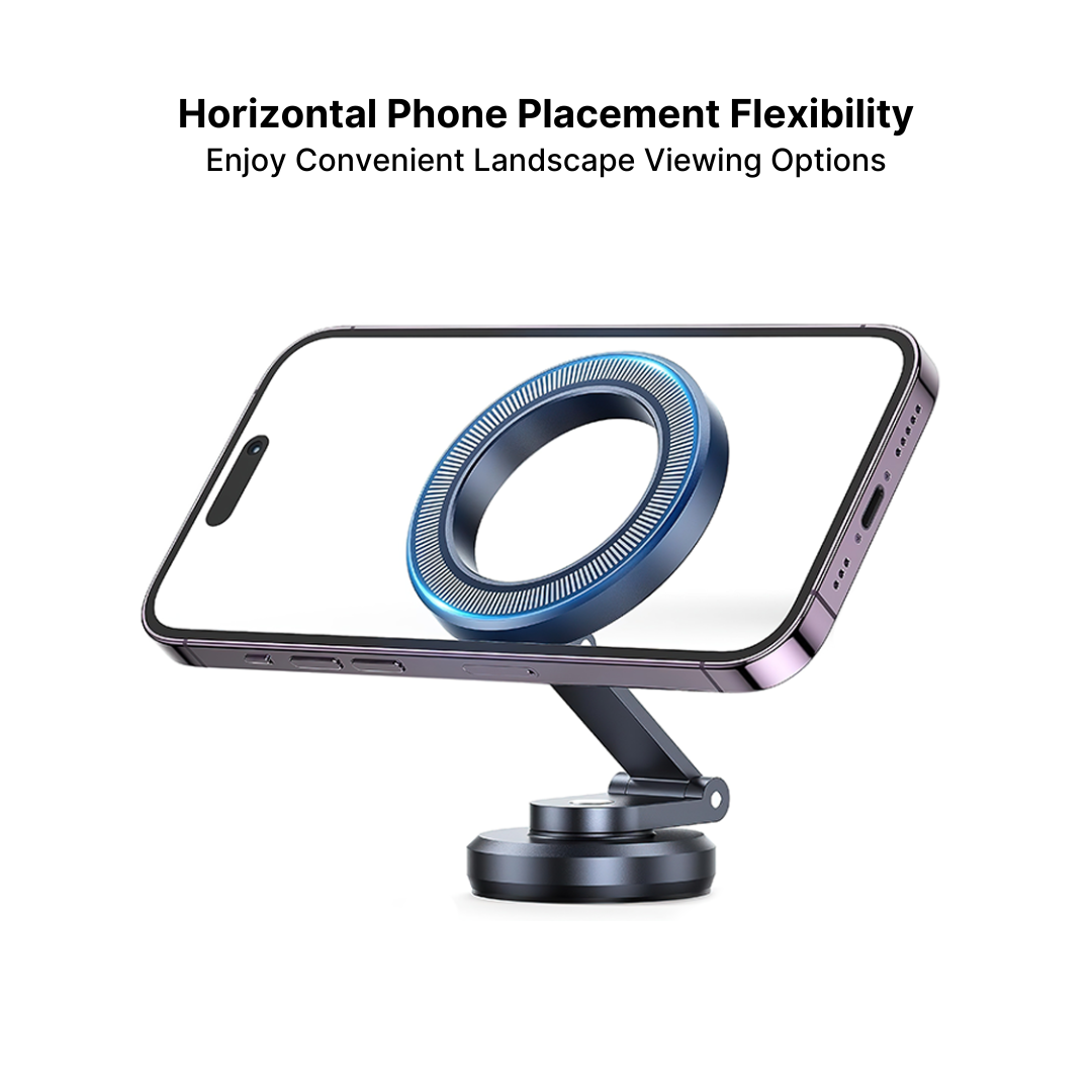 BowLift | Top Rated Magnetic Car Phone Holder with Adjustable Stand - Best Auto Phone Mount for iPhone